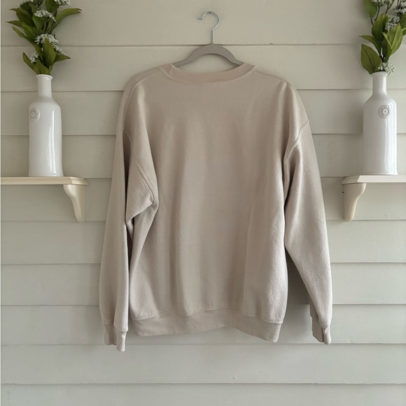 Firefly Crewneck Sweatshirt in Light Tan Size Large - Picture 8 of 9